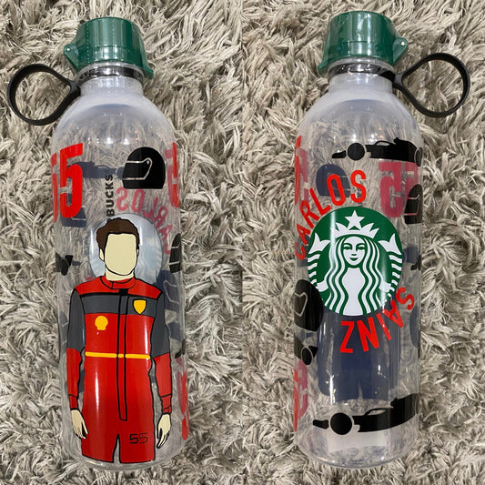 Carlos sainz jr 2022 inspired Starbuck water bottle