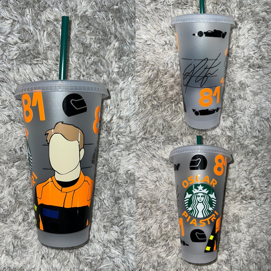 Oscar piastri Inspired 2023 Starbucks Tumbler