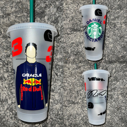 Daniel Ricciardo Inspired 2023 Starbucks Tumbler