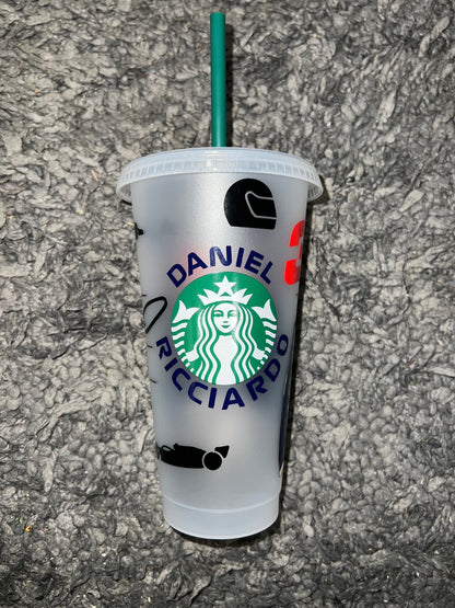 Daniel Ricciardo Inspired 2023 Starbucks Tumbler