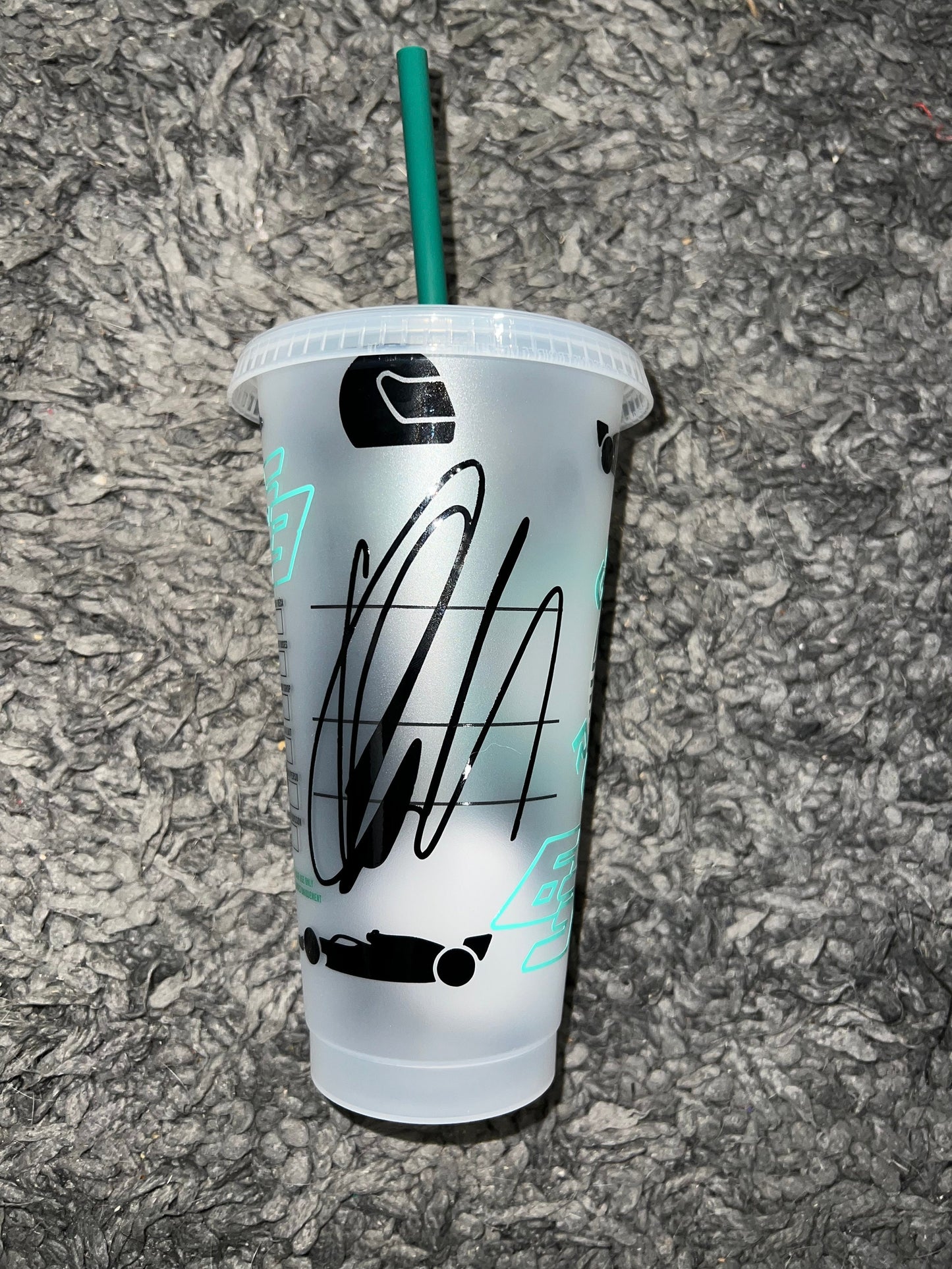 George Russell 2023 starbuck tumbler