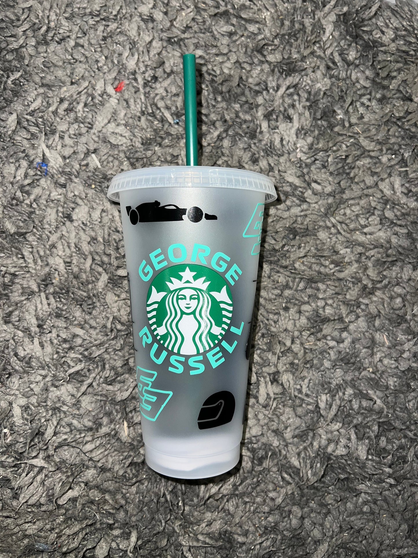 George Russell 2023 starbuck tumbler