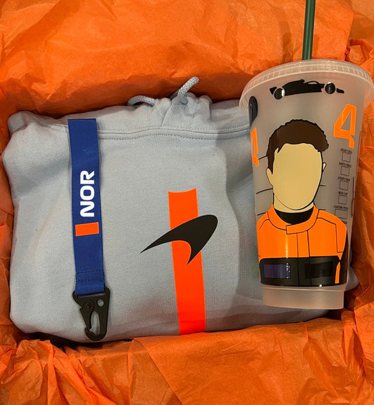 Lando Norris Hoodie and Tumbler Gift Set 2023