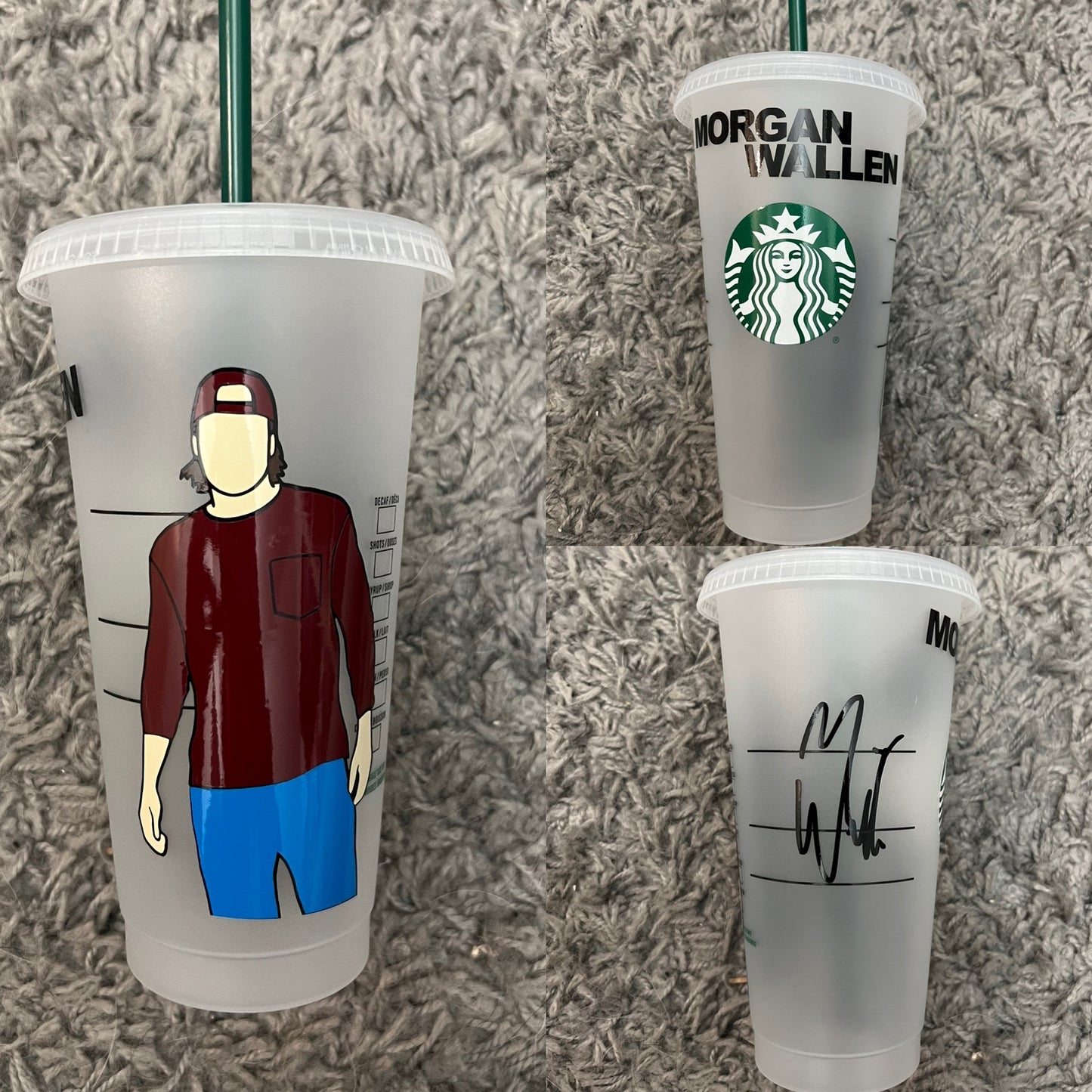 Country inspired Starbucks tumbler.