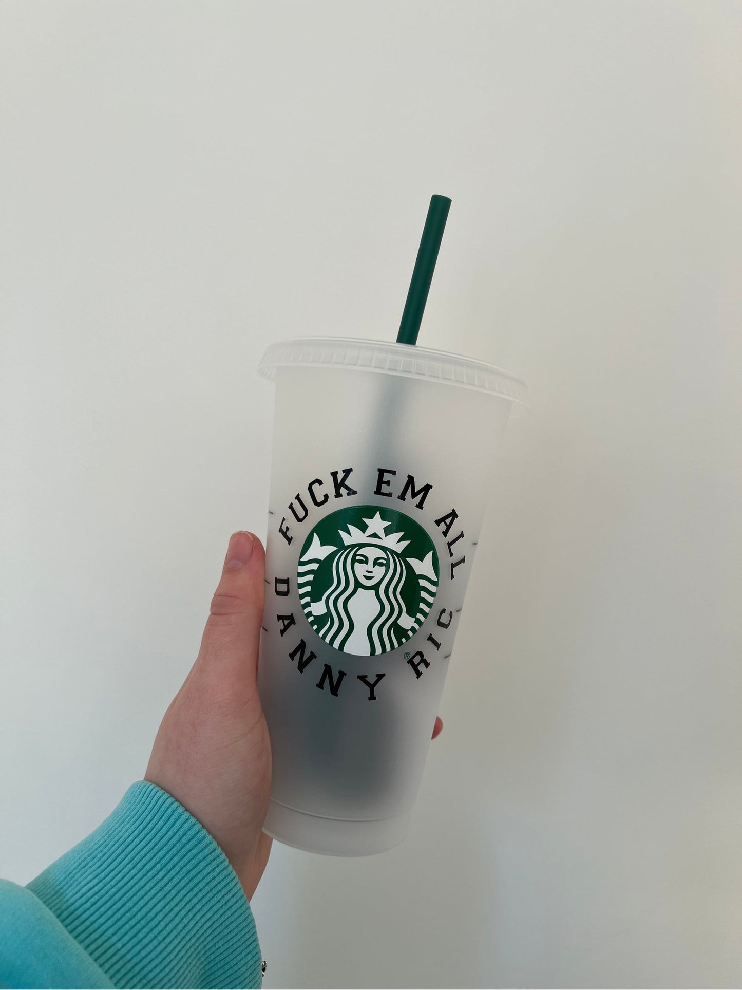 Daniel Ricciardo FEA  inspired Starbucks tumbler