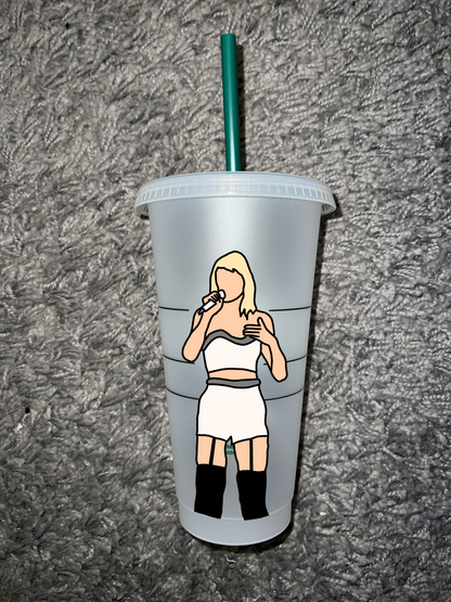 Taylor swift inspired Starbucks tumbler