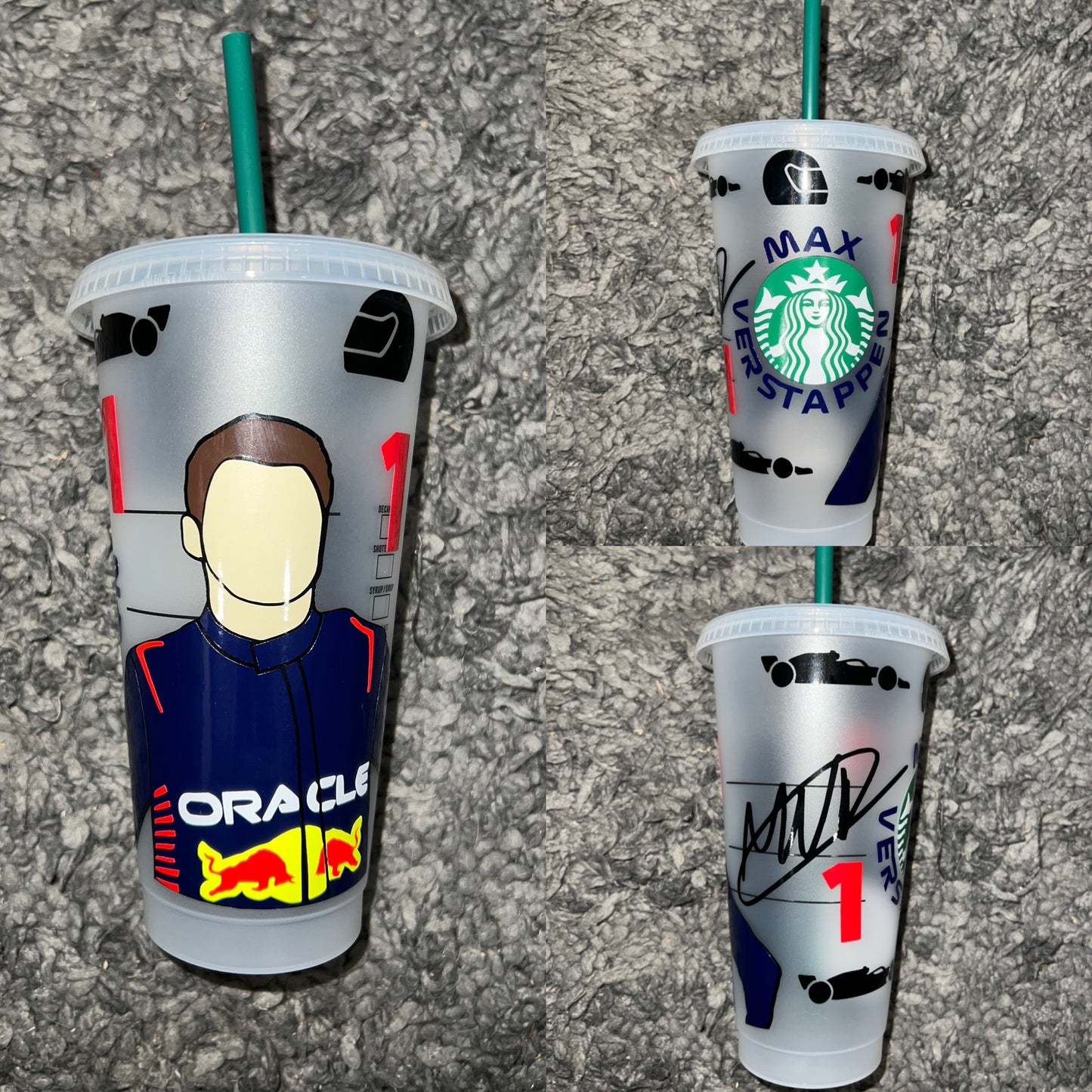 Max verstappen 2023 inspired Starbucks tumbler.