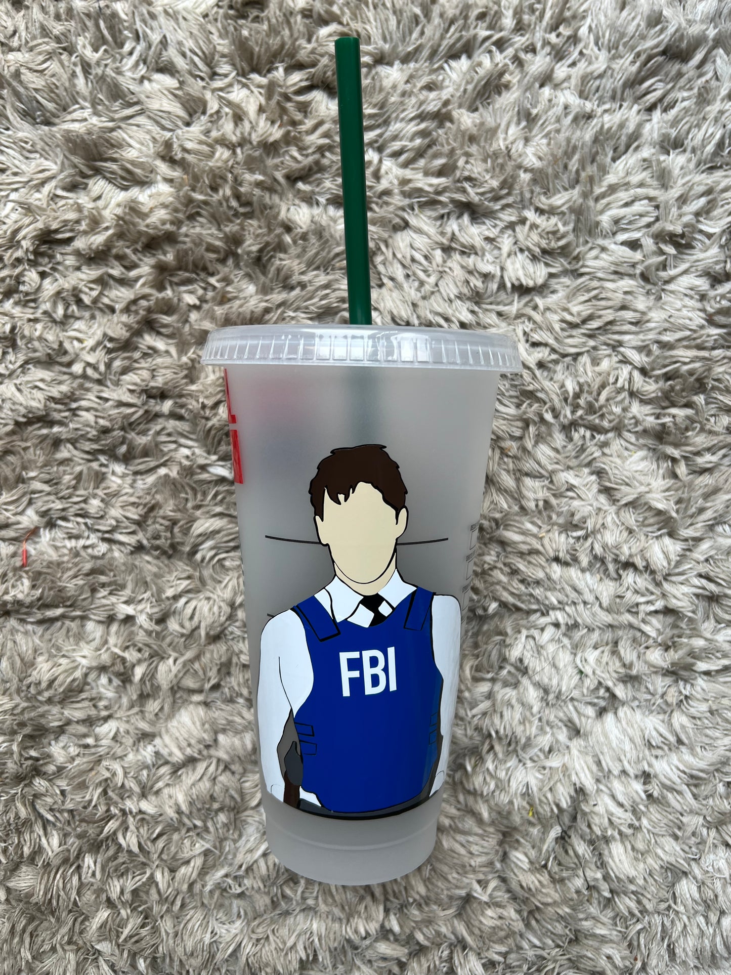 Aaron Hotchner inspired Starbucks tumbler