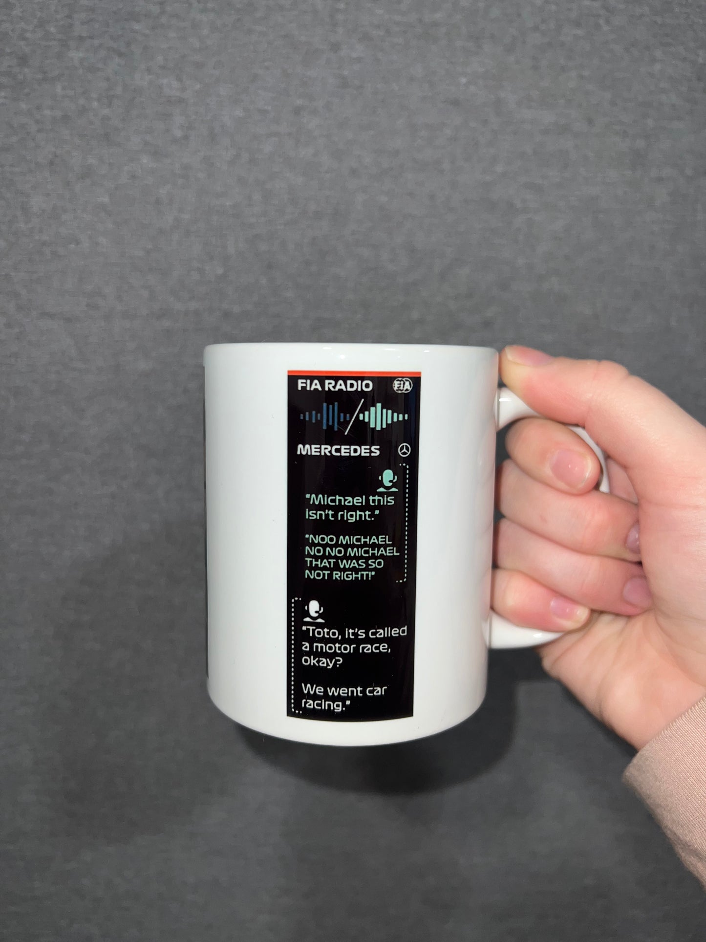 Toto wolff quote themed mug