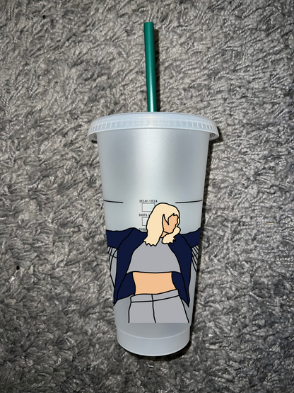 Taylor swift inspired Starbucks tumbler