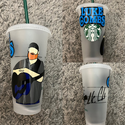 Country inspired Starbucks tumbler.